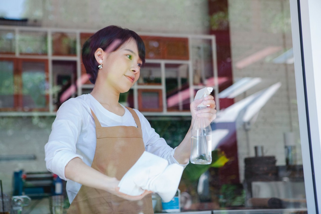 Equipment and tools used in professional window maintenance and assessment